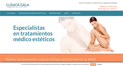 Desktop Screenshot of clinicagala.es